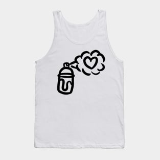 spray paint heart Tank Top